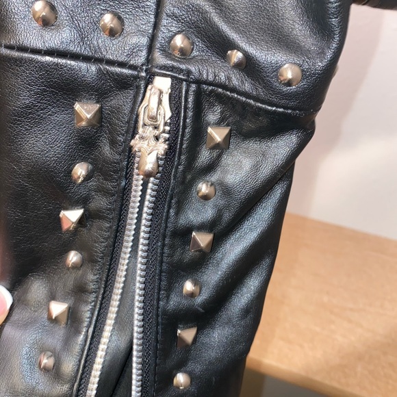Vintage Led Zeppelin Leather Jacket - Picture 5 of 8